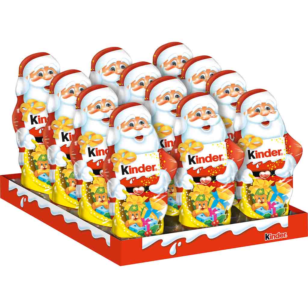 kinder Schokolade Weihnachtsmann 12x160g=1920g MHD 20.04.26