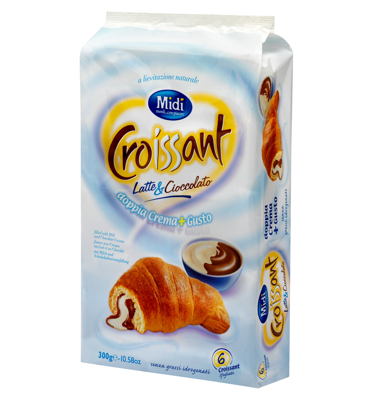 Midi Croissant Latte & Cioccolato 6x50g MHD 16.01.26