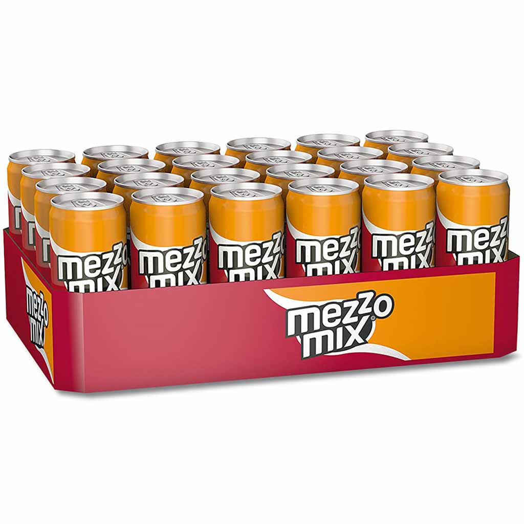 24x Mezzo Mix Cola Mix Orange DOSE á 0,33L=7,92L MHD 31.08.26