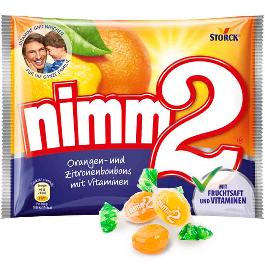 Nimm2 Orangen & Zitronen Bonbons 451g MHD 30.03.26