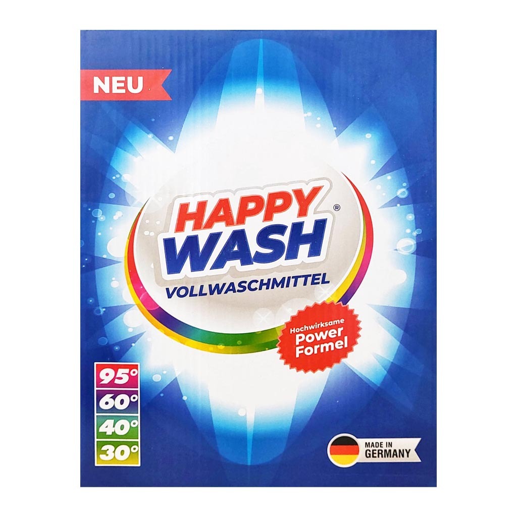 Vollwaschmittel  30 Wäschen von Happy Wash  2,01 kg