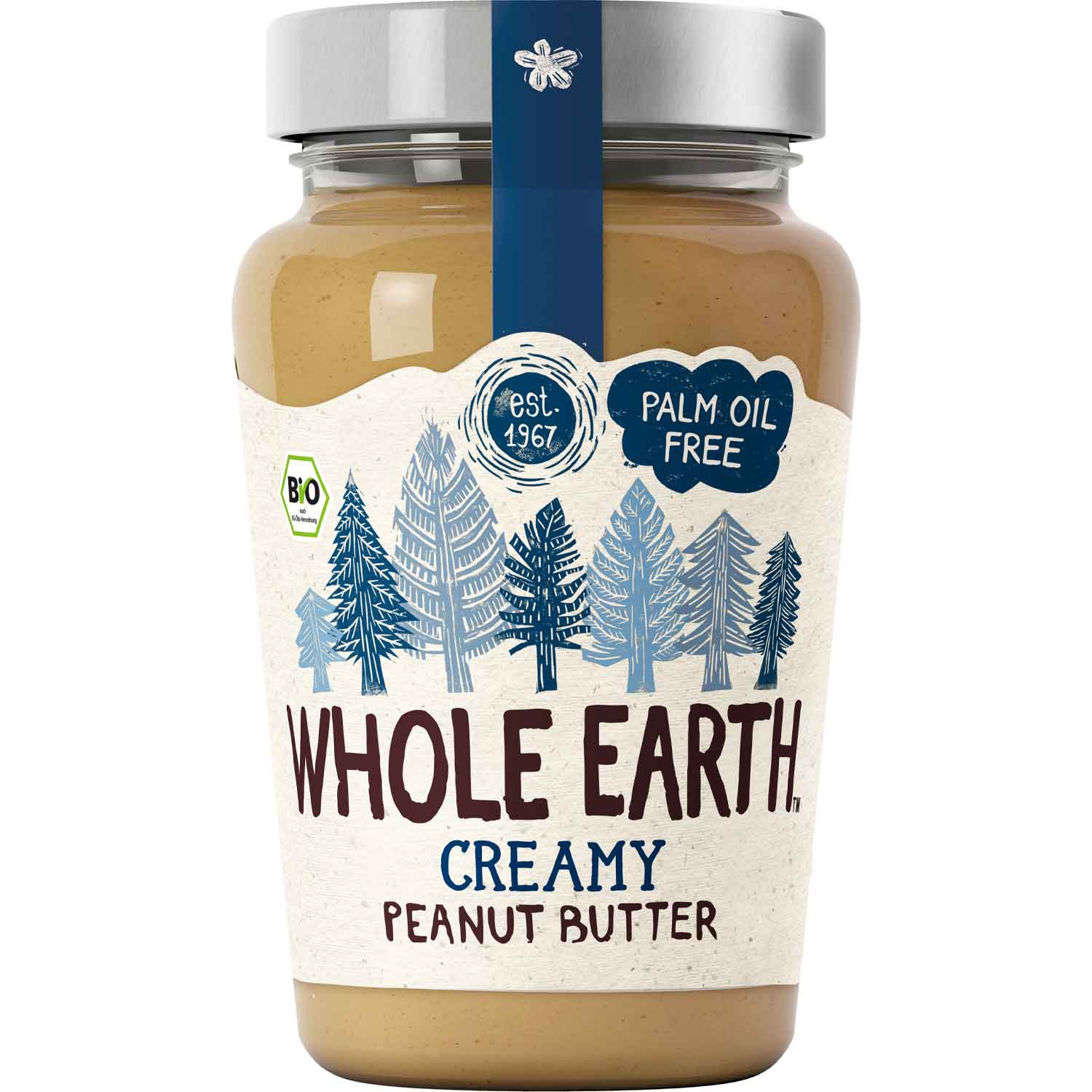 Whole Earth Creamy Peanut Butter Bio 340g MHD 12.01.26