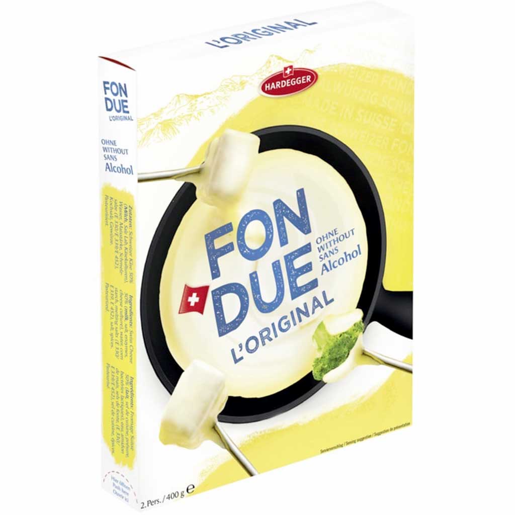 Hardegger L'Original Fondue Original ohne Alkohol 400g MHD 10.06.26