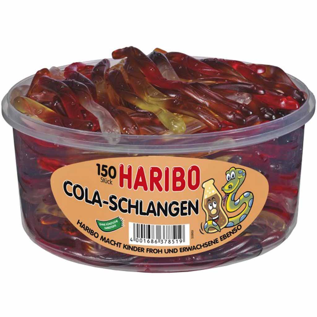Haribo Cola-Schlangen 150er 1050g MHD 31.10.26