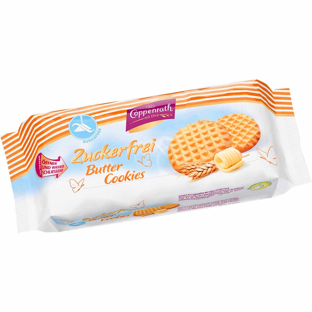 Coppenrath Zuckerfrei Butter Cookies 200g MHD 18.05.26