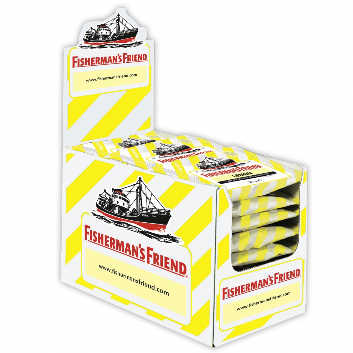 Fishermans Friend Lemon ohne Zucker 24x25g MHD 31.12.28