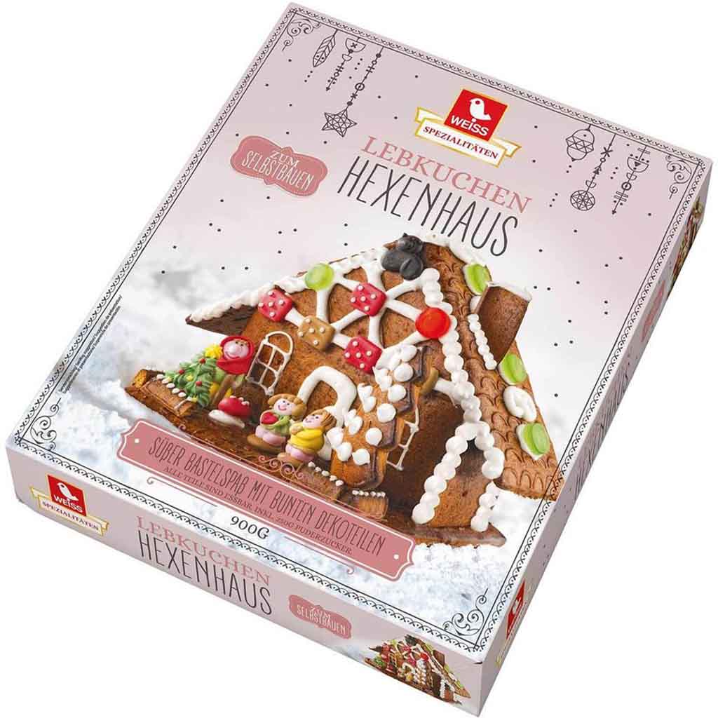 Weiss Lebkuchen Hexenhaus 900g MHD 30.04.26
