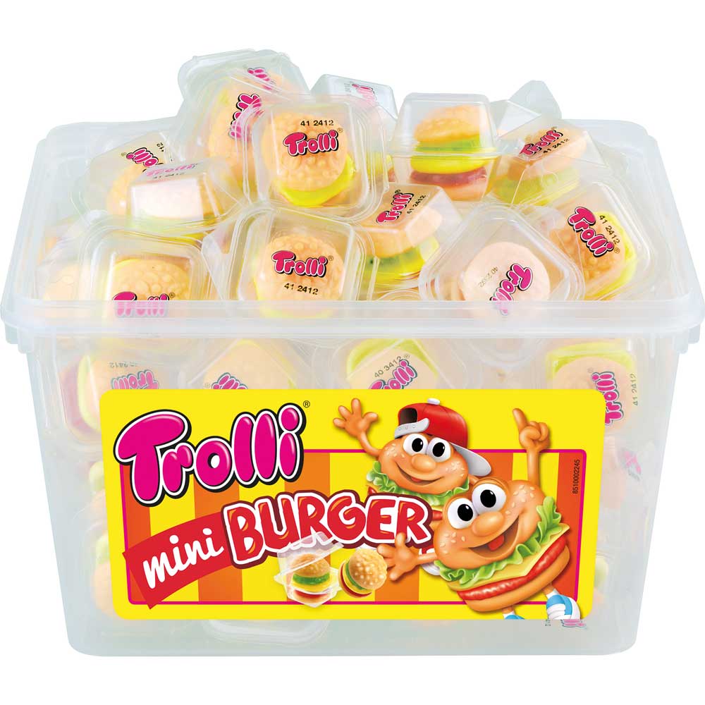 Trolli Mini Burger 60x10g MHD 03.03.27