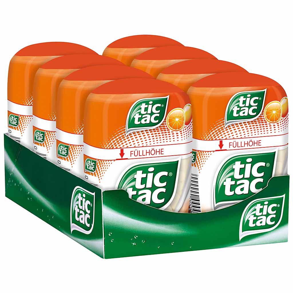 tic tac Fresh Orange Big Pack 8x98g=784g MHD 24.07.26