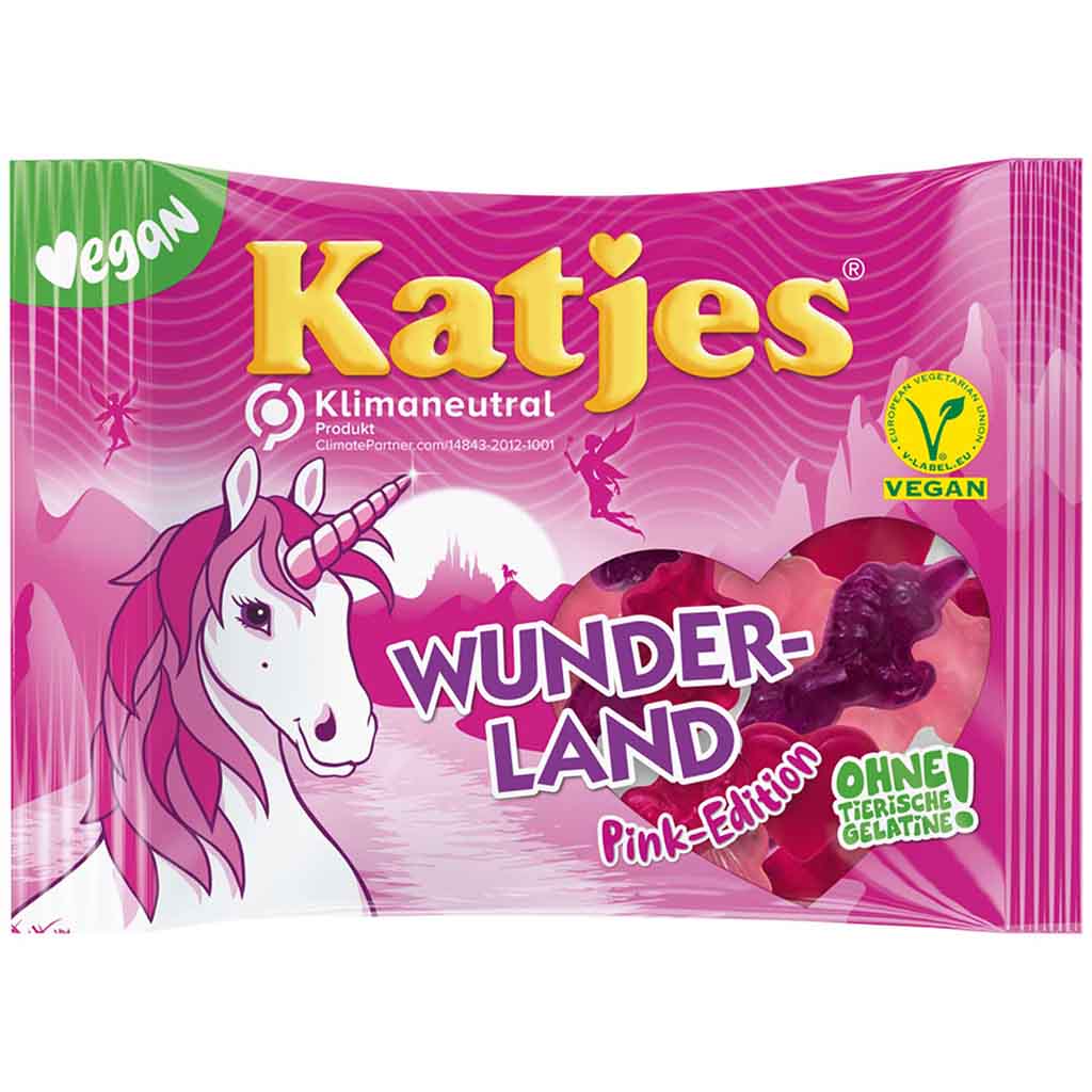 Katjes Fruchtgummi Wunderland Pink Edition 175g MHD 30.08.26
