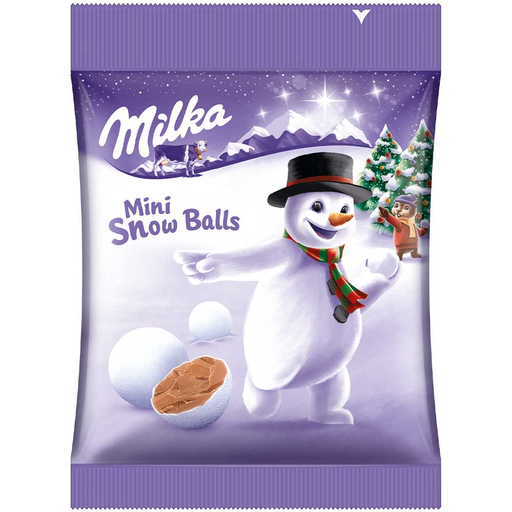 Milka Mini Snow Balls 100g MHD 31.03.26
