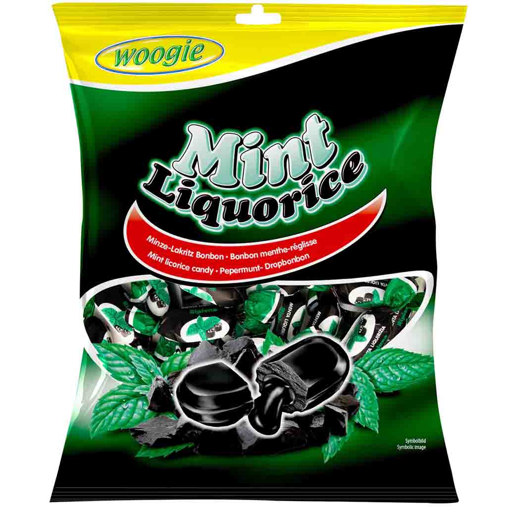 Woogie Bonbons Mint Lakritze 170g MHD 01.05.27