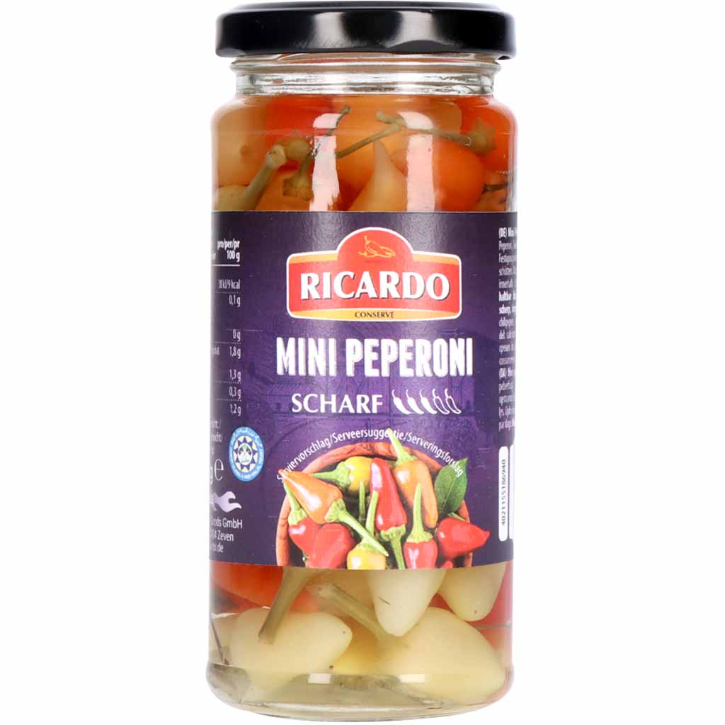 Ricardo Mini Peperoni scharf 135g MHD 11.08.27