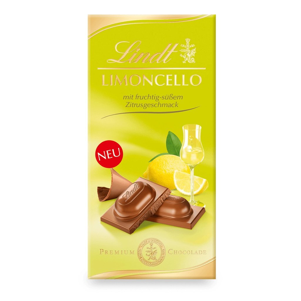 Lindt Tafelschokolade LIMONCELLO Füllung 100g MHD 30.05.26