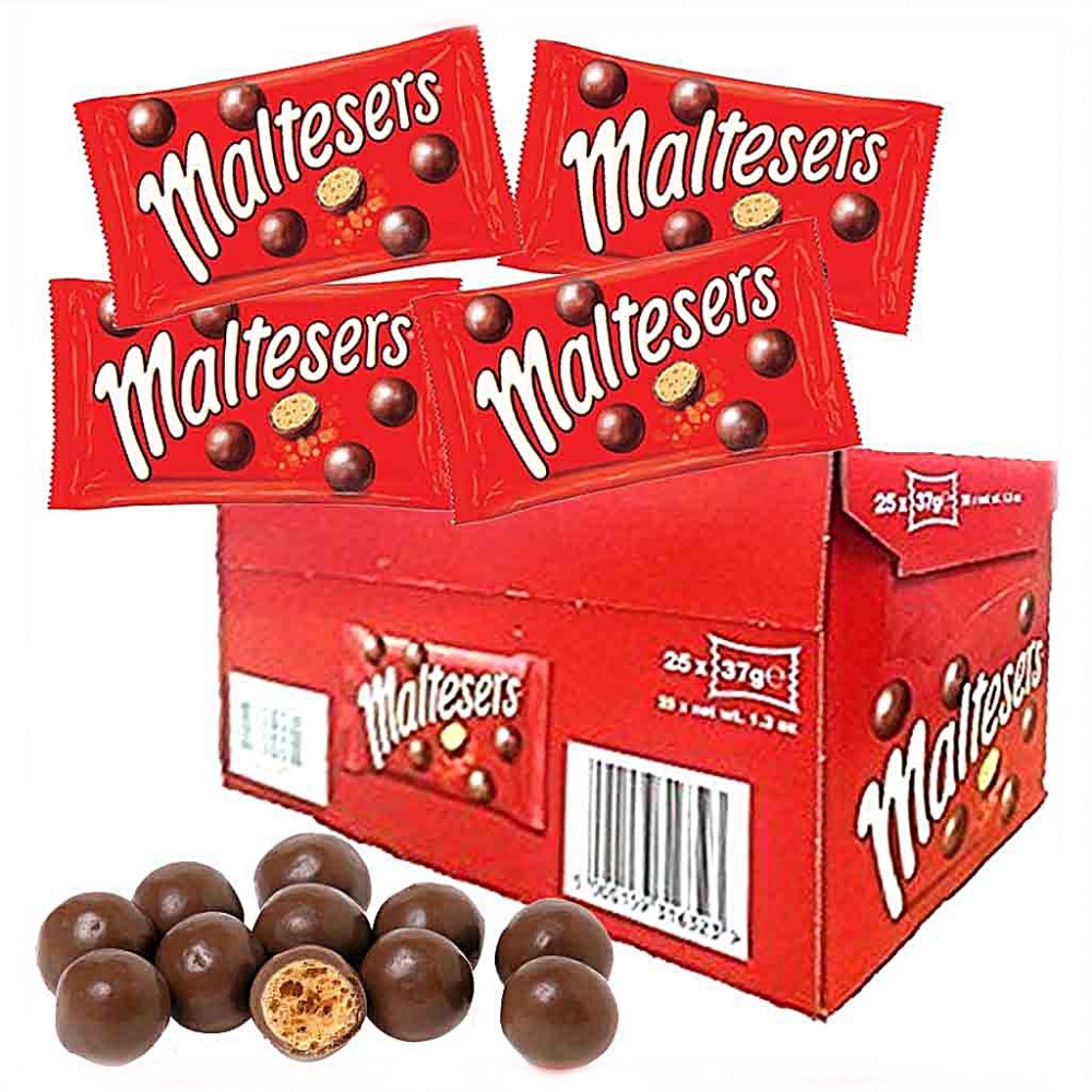 Maltesers Schokokugeln mit Malzfüllung 25x 37g=925g