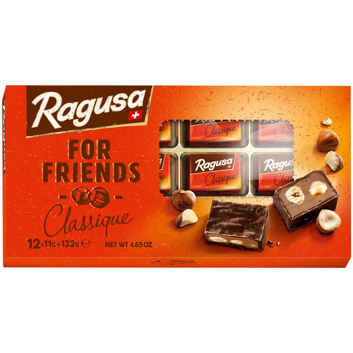 Ragusa For Friends Classique 12er 132g Schweizer Premium Schokolade