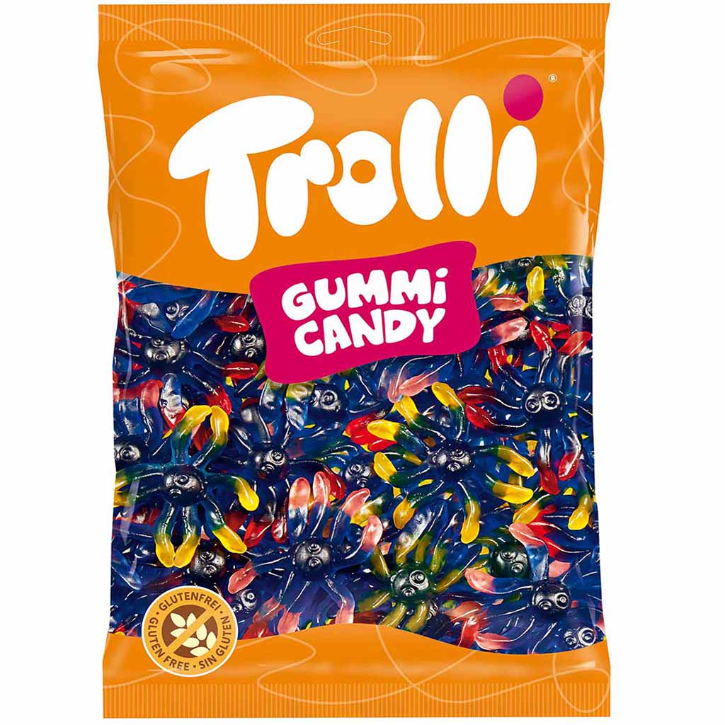 Trolli Octopus Tintenfisch 1 kg Gummi Candy Fruchtgummi