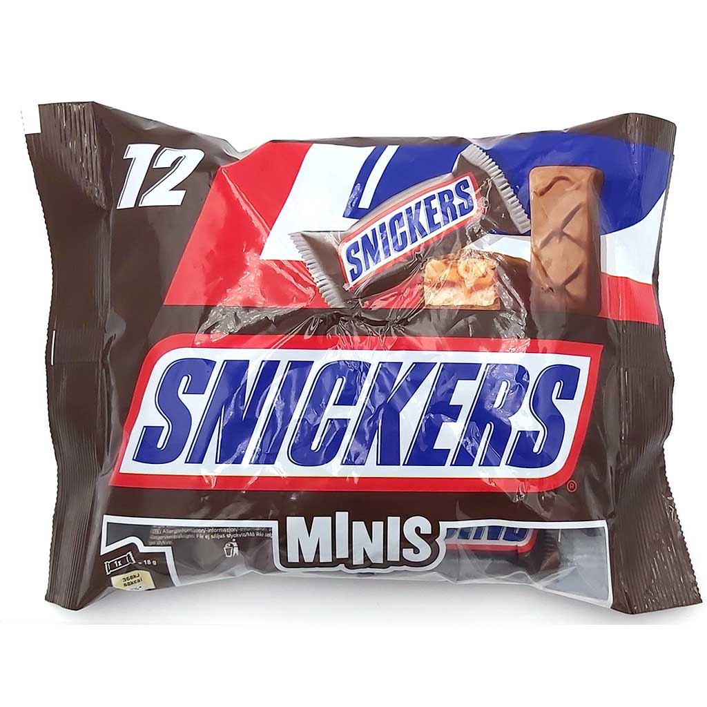Snickers Minis Schokoriegel 12er 227g MHD 12.07.26