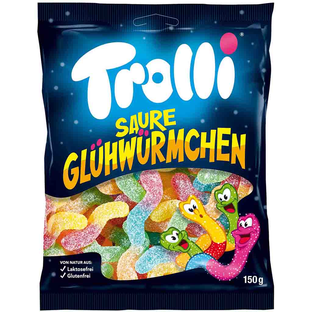 Trolli saure Glühwürmchen 150g MHD 22.01.27
