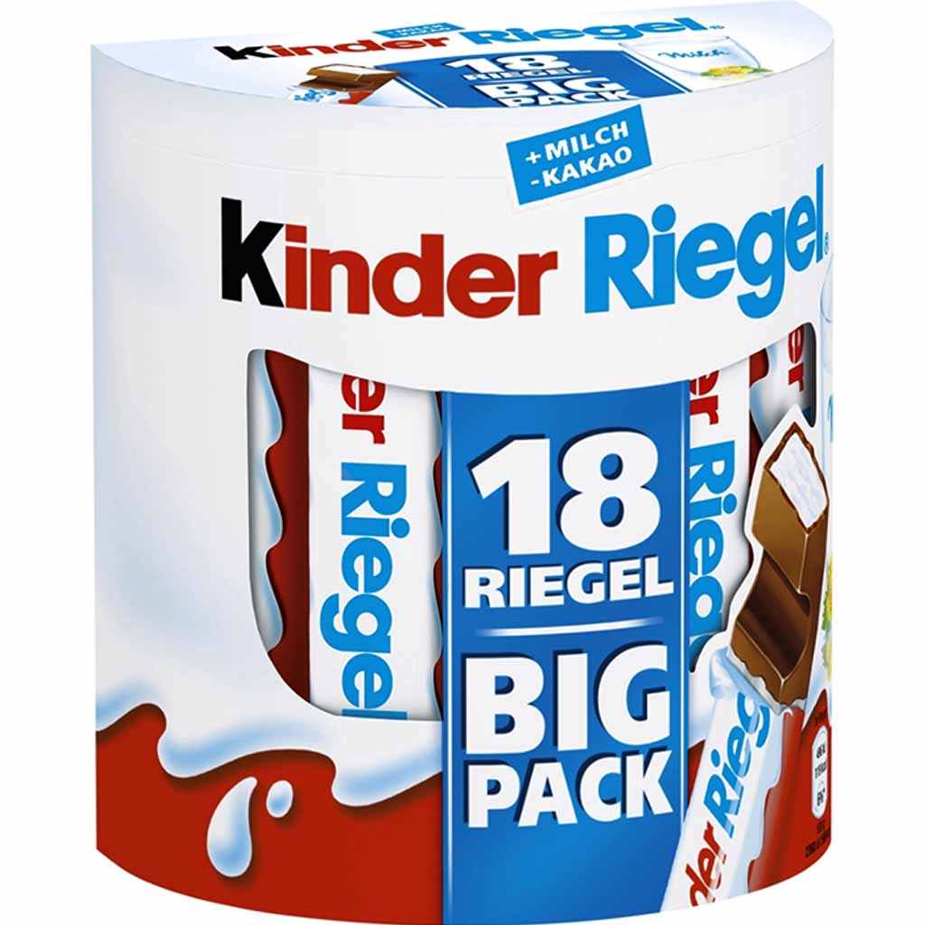Kinder Riegel Big Pack 18x21g=378g MHD 30.04.26