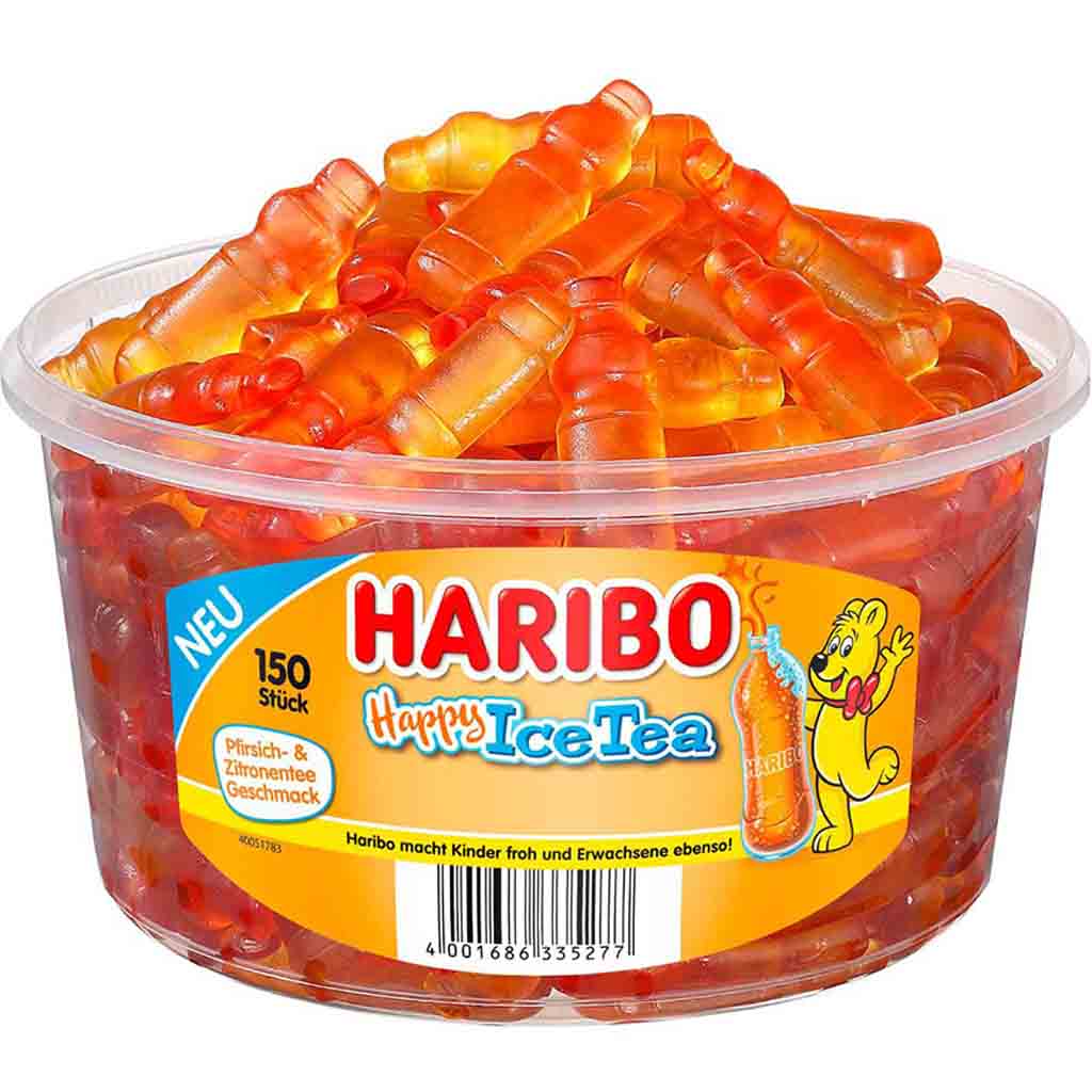 Haribo Happy Ice Tea 150er 1200g MHD 30.08.26