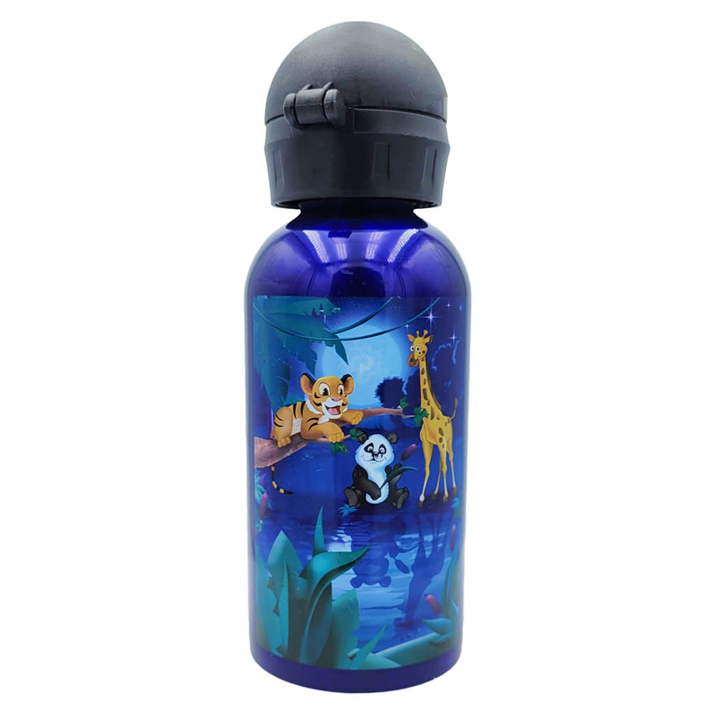 Aluflasche mit Schraubdeckel und Trinkstutzen 400ml