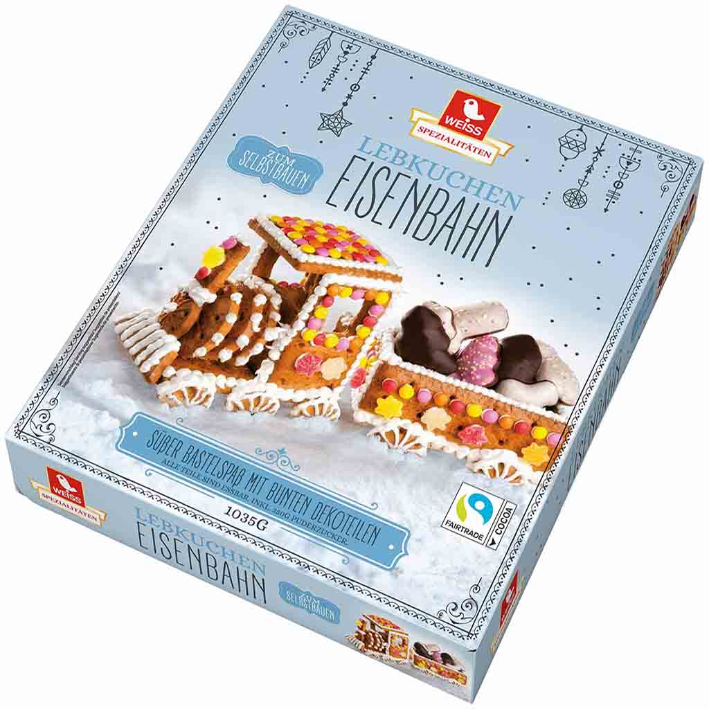 Weiss Lebkuchen Eisenbahn 1035g MHD 30.04.26