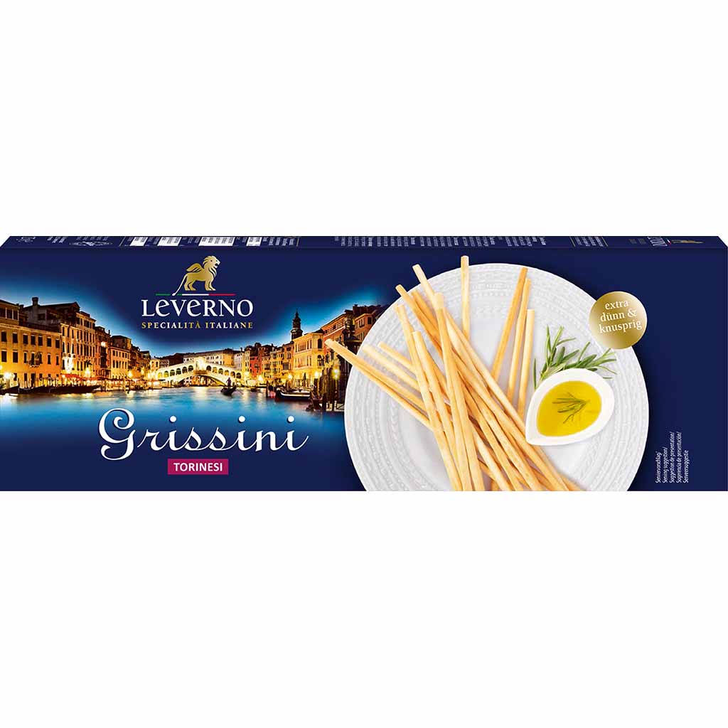 Leverno Grissini Torinesi 125g MHD 17.01.26